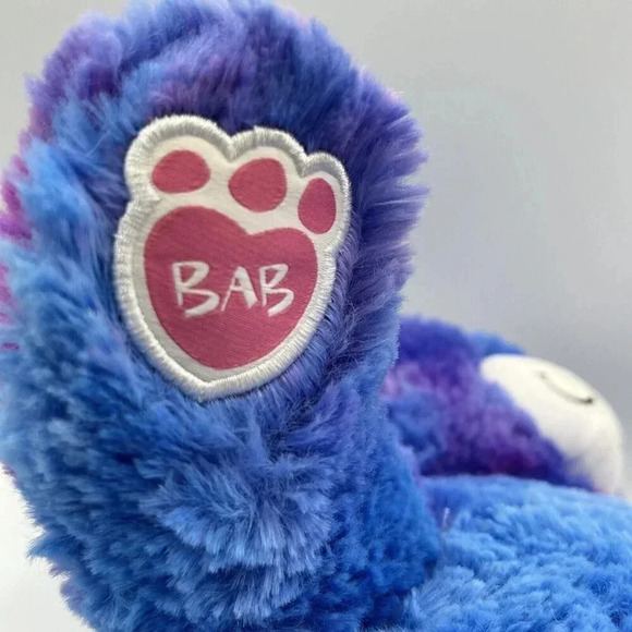 Build a Bear Stars Glow In The Dark Kitty Cat Purple Blue Starry Plush 17" - Picture 9 of 14